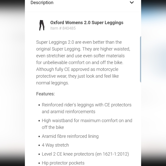Motorcycle Protective Leggings - Picture 12 of 14